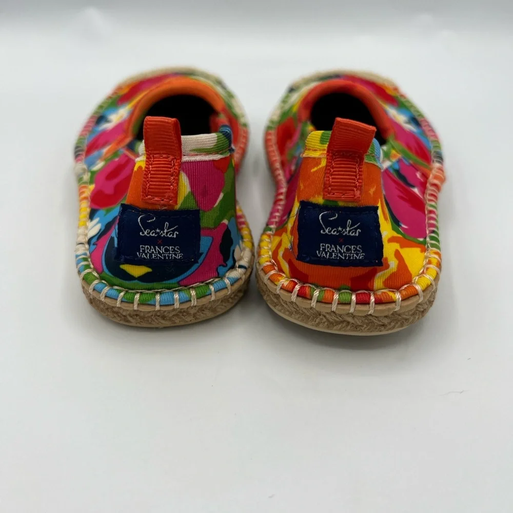 Vibrant Floral Kids Espadrille Shoes - Picture 3 of 4